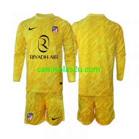 Camisolas de futebol Atlético Madrid Guarda Redes Criança Equipamento 3ª 2024/25 Manga Comprida